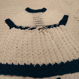 Set crosetat copii - pantaloni scurti si rochita - îmbrăcăminte și modă - haine bebeluși și copii - pantaloni copii - Artynos.ro