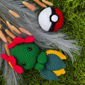 Jucarie crosetata tematica Pokemon + pokeminge - jucării și echipamente pentru copii - plușuri - personaje de basm din pluș - Artynos.ro