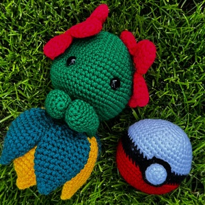 Jucarie crosetata tematica Pokemon + pokeminge - jucării și echipamente pentru copii - plușuri - personaje de basm din pluș - Artynos.ro