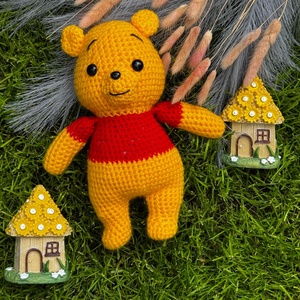 Jucarie crosetata tematica Winnie the Pooh - jucării și echipamente pentru copii - plușuri - figurine de pluș - Artynos.ro