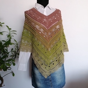 Poncho crosetat - îmbrăcăminte și modă - haine damă - poncho - Artynos.ro