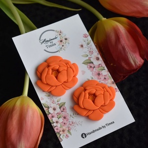 Cercei bujori, Bijuterii, Cercei, Cercei din rasina, Confectionarea bijuteriilor, ARTYNOS