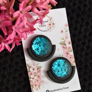 Cercei Adelie, Bijuterii, Cercei, Cercei din rasina, Confectionarea bijuteriilor, Arta de sticla, ARTYNOS