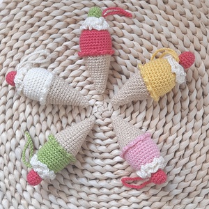 Breloc Înghețată  gustul verii la purtător!  - geantă și husă - accesorii genți - breloc - Artynos.ro