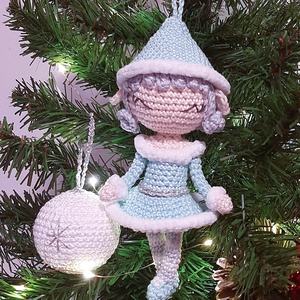 Zana Elf - Fulg de Nea crosetata manual - Artynos.ro