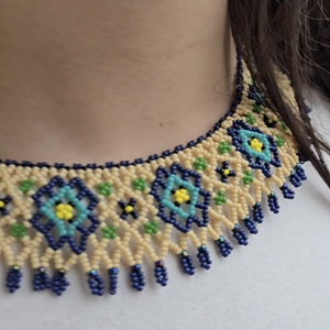Colier Netting - bijuterii - coliere - coliere cu mărgele - Artynos.ro