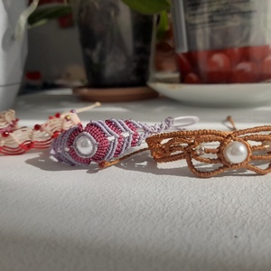 Set 4 bratari macrame - crăciun - cadouri de moș crăciun - cadouri de moș crăciun - Artynos.ro