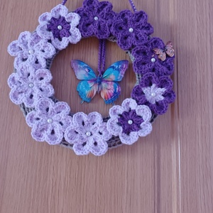 Coroniță pentru ușa, Casă & Stil de viață, Accesorii pentru decorat casa, Decorațiuni de geam și decorațiuni de ușă , Ornamente de ușă , Croșetat, ARTYNOS