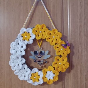 Coroniță decorațiune ușa, Casă & Stil de viață, Accesorii pentru decorat casa, Decorațiuni de geam și decorațiuni de ușă , Semne de ușă, Croșetat, ARTYNOS