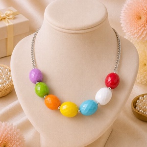 Colier la baza gatului cu bile colorate, Bijuterii, Coliere, Coliere din margele, Confectionarea bijuteriilor, ARTYNOS