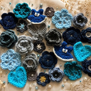 Lot aplicatii crosetate, Accessorii si unelte, Accesorii decorative, Alte accesorii, Crosetat, ARTYNOS