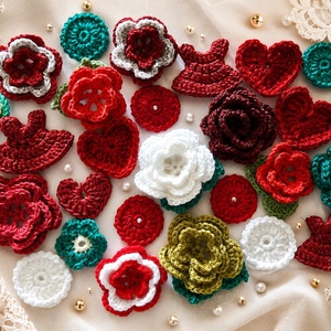 Lot aplicatii crosetate - accessorii și unelte - accesorii decorative - alte accesorii - Artynos.ro