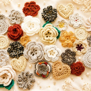 Lot aplicatii crosetate - accessorii și unelte - accesorii decorative - alte accesorii - Artynos.ro
