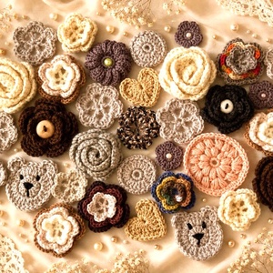 Lot aplicatii crosetate - accessorii și unelte - accesorii decorative - alte accesorii - Artynos.ro