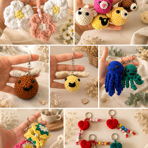 Brelocuri modele diverse, Genti si portofele, Accesorii genti, Breloc, Crosetat, ARTYNOS