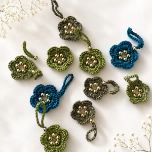 Mini brelocuri modele flori - genți și portofele - accesorii genți - breloc - Artynos.ro