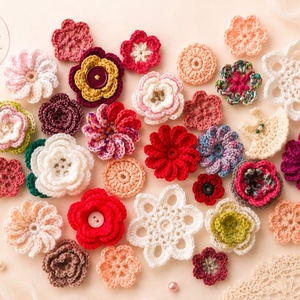 Lot aplicatii crosetate, Accessorii si unelte, Accesorii decorative, Alte accesorii, Crosetat, ARTYNOS