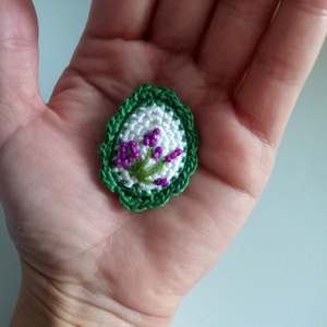 Set 2 Broșe croșetate - bijuterii - broșe - Artynos.ro