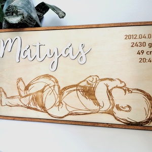 Tablou nou nascut - marime reala - Artynos.ro