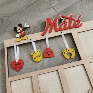 Rama foto primul an - casă & stil de viață - decorațiuni de casă - decorațiuni de pereți - decorațiuni suspendate - Artynos.ro