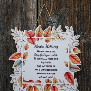 Binecuvantarea casei  - casă & stil de viață - decorațiuni de casă - picturi murale - artă de perete din lemn - Artynos.ro