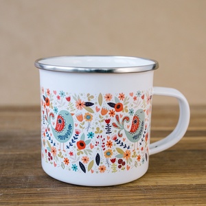 Cana email motiv cu pasari, Casa & Stil de viata, Echipamente de bucatarie, Accesorii de servire, Cani, Fotografie, grafica, desen, ilustratie, ARTYNOS