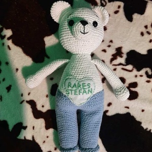 Ursuleț  - jucării și echipamente pentru copii - jucării bebeluși - pernă de centură de siguranță - Artynos.ro