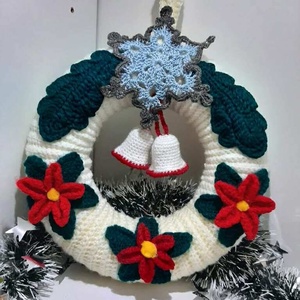 Coroniță de ușă  - crăciun - accesorii cadou de crăciun - felicitări de crăciun - Artynos.ro