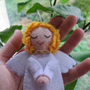 Îngeraș decorațiune pentru brad - accesorii de crăciun - decorațiuni de crăciun de casă - decorațiuni pentru pomul de crăciun - Artynos.ro