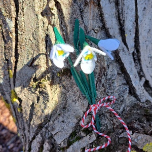Martisor buchet de ghiocei - bijuterii - mărțișor - Artynos.ro
