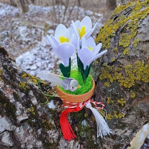 Ghiveci ceramic cu branduse - bijuterii - mărțișor - Artynos.ro