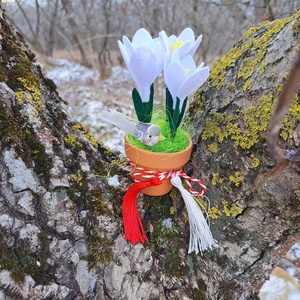 Ghiveci ceramic cu branduse - bijuterii - mărțișor - Artynos.ro