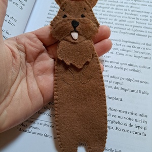 Semn de carte cățel Yorkie - cărți și creații cu tematică muzicală, cadouri - semn de carte - Artynos.ro