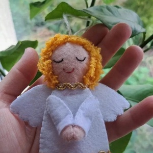 Decorațiune îngeraș pentru Crăciun - crăciun - decorațiuni de crăciun de casă - figurine pentru pomul de crăciun - Artynos.ro