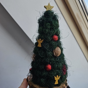 Decorațiune Crăciun brăduț împodobit - crăciun - decorațiuni de crăciun de casă - pom de crăciun  - Artynos.ro