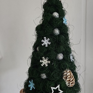 Decorațiune Crăciun brăduț împodobit - crăciun - decorațiuni de crăciun de casă - pom de crăciun  - Artynos.ro