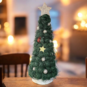 Decoratiune Craciun bradut impodobit - Artynos.ro