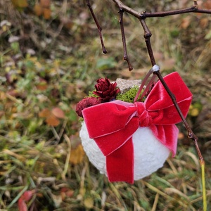 Glob mare nins decorațiune Crăciun - crăciun - decorațiuni de crăciun de casă - globuri de crăciun - Artynos.ro