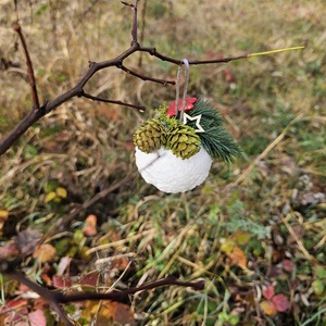 Glob nins decorațiune Crăciun - crăciun - decorațiuni de crăciun de casă - globuri de crăciun - Artynos.ro