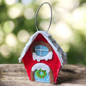Decorațiune căsuță de Crăciun - crăciun - decorațiuni de crăciun de casă - căsuțe decorative de crăciun - Artynos.ro