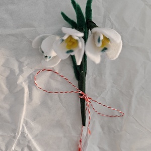 Mărțișor buchet de ghiocei - bijuterii - mărțișor - Artynos.ro