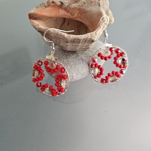 Cercei boemi cu mărgele - bijuterii - cercei - cercei din mărgele - Artynos.ro