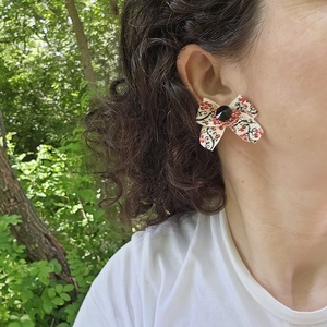 Cercei fundițe cu Swarovski și mărgele Miyuki - bijuterii - cercei - cercei din mărgele - Artynos.ro