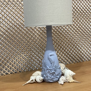 Veioza unicat de inspiratie marina, Casă & Stil de viață, Lămpi și corpuri de iluminat, Lampă de masă, Lucrare cu argilă, Obiecte pictate, ARTYNOS