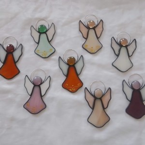 Îngerul Tiffany - accesorii de crăciun - decorațiuni de crăciun de casă - decorațiuni pentru pomul de crăciun - Artynos.ro