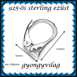  Accesorii pentru bijuterii din argint 925: bază pentru cercei cu închidere de siguranță EFK K 28 -  - Artynos.ro