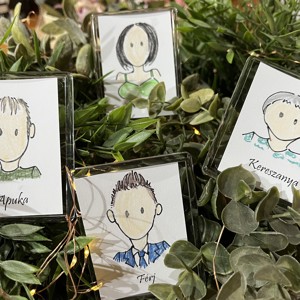 Fun frigider magnet plantator și vă mulțumesc cadou - accesorii nuntă - invitații și felicitări de nuntă - carduri de așezare nuntă  - Artynos.ro