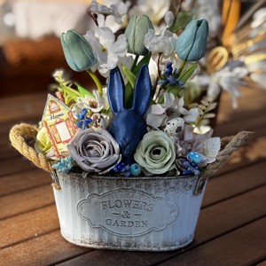 Decorațiuni de masă pentru Paște  - decor de sărbători - decorațiuni de paște - decor masă de paște - Artynos.ro