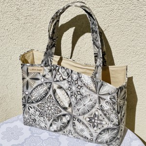 Geantă din pânză cu model - Mintás vászon szatyor - geantă și husă - geantă pentru cumpărături - geantă shopper, geantă tote, geantă textilă - Artynos.ro