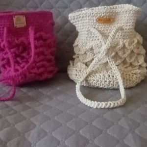 Set de genti crosetate pentru mama si fiica - Artynos.ro